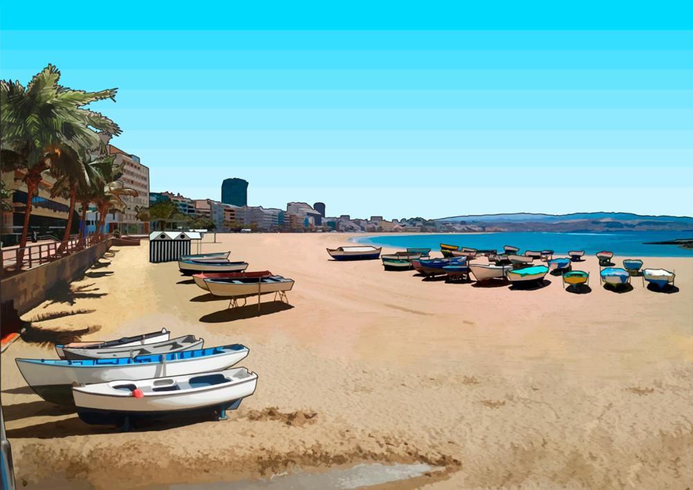 Primera Linea Playa Canteras With Sea View * Las Palmas